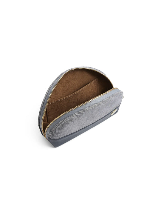 Chiltern Coin Purse - Denim Suede