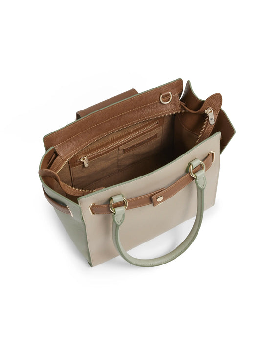 Windsor Tote - Mint Tri-Colour