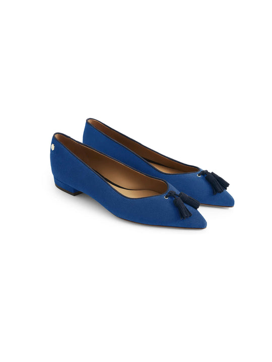 The Newbury - Women's Pumps - Porto Blue & Navy Suede