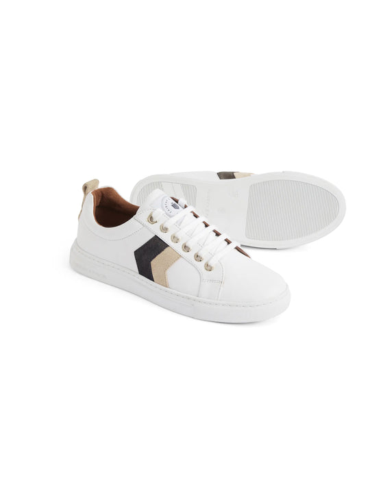Alexandra - White & Neutral Tri-Colour