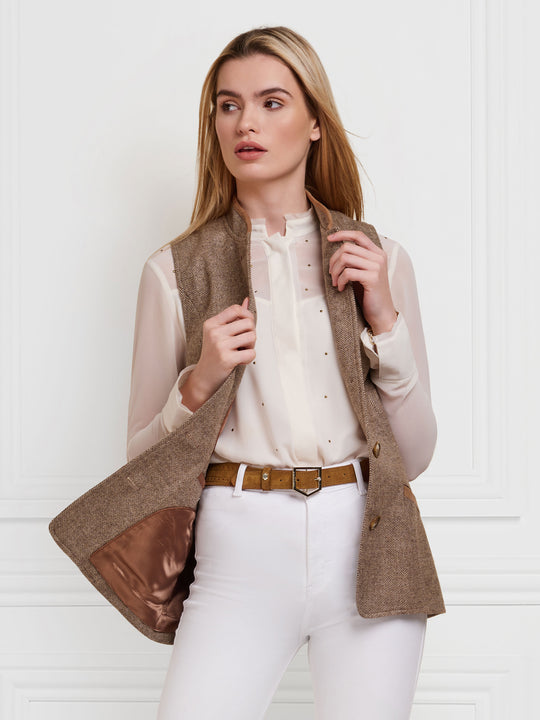 The Regina Belt - Women's Belt - Tan Suede