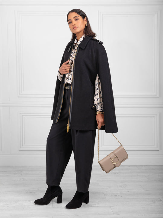 Belmont Clutch - Stone Leather