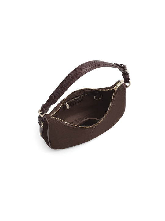 The Tetbury Crescent Bag - Chocolate