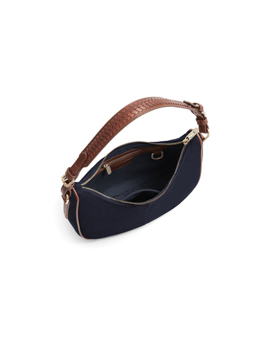 The Tetbury Crescent Bag - Navy