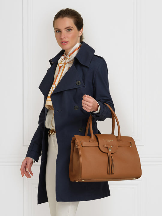 The Windsor Handbag - Tan Leather