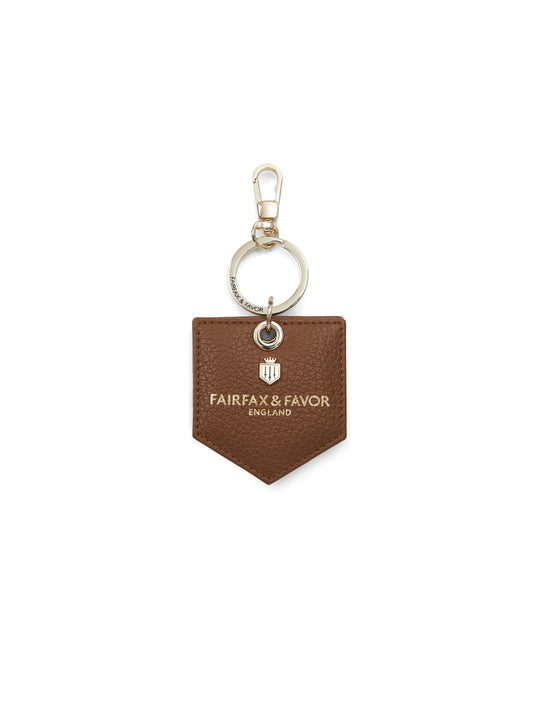 The Keyring Mirror - Key Ring Mirror - Tan Leather