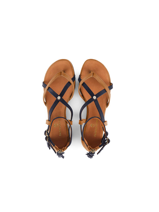 The Brancaster - Tan & Navy