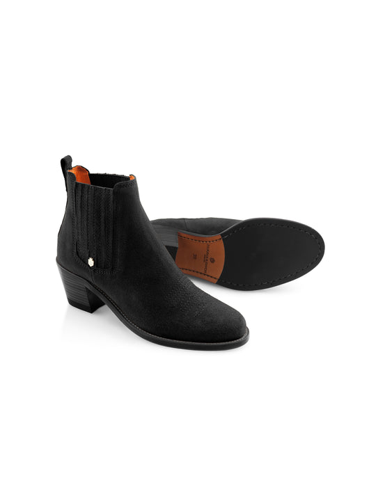 The Rockingham Ankle Boot - Black
