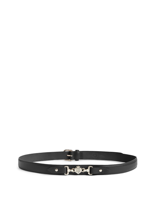 The Moulton - Women's Waist Belt - Black Leather