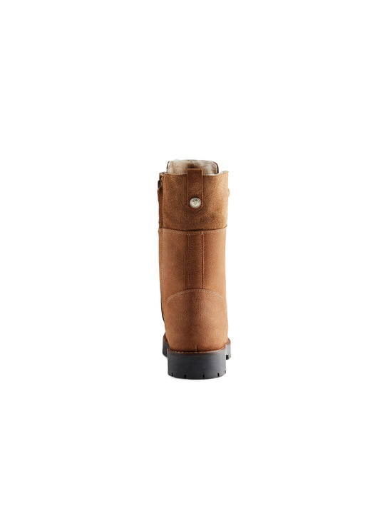 The Shearling Lined Anglesey - Cognac Nubuck