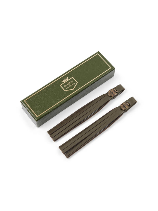 Fairfax & Favor x Le Chameau Boot Tassels -  Vert Chameau Leather