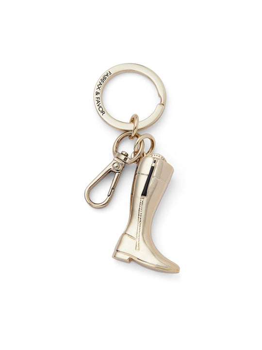 Key Ring - Regina Boots - Gold Key Ring