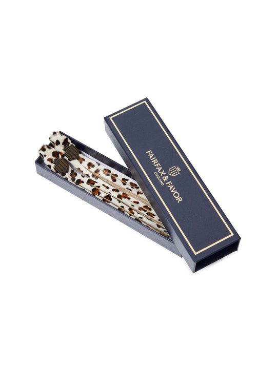 Boot Tassels - Women's Boots Tassels - Snow Leopard Haircalf