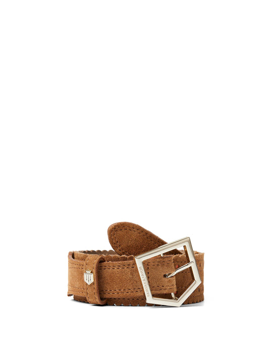 The Regina Belt - Women's Belt - Tan Suede