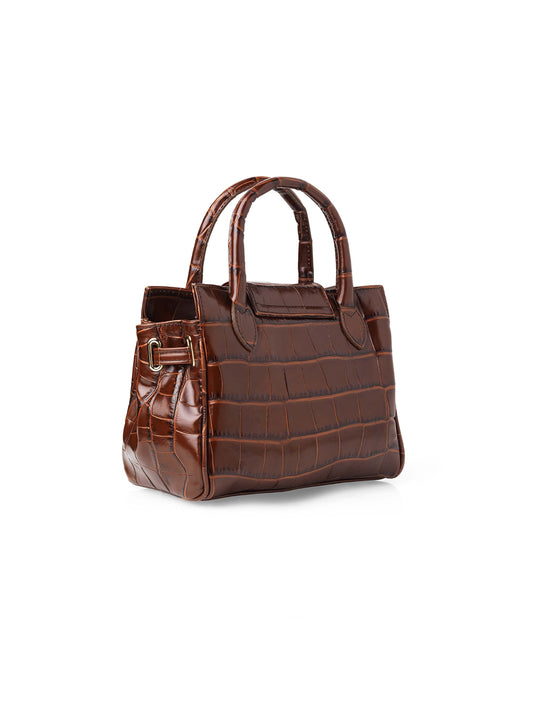 The Mini Windsor Handbag - Conker Leather