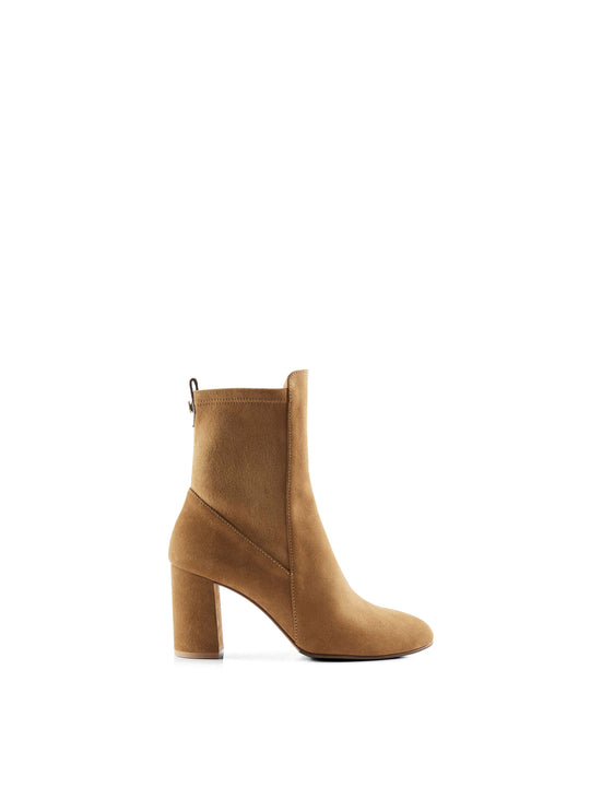 The Belgravia - Women's Ankle Boots - Tan Suede