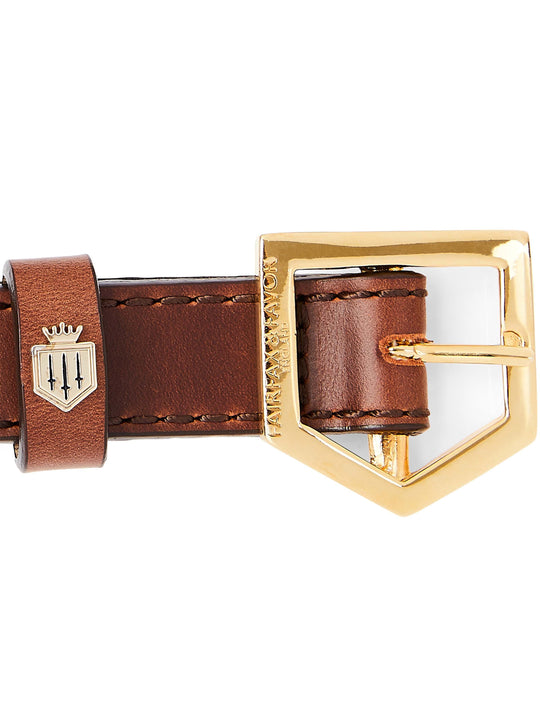 Fitzroy Dog Collar - Tan Leather