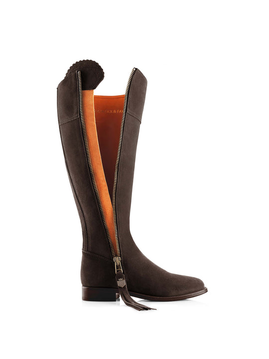 The Regina (Chocolate) Sporting Fit - Suede Boot