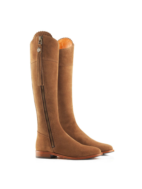 The Regina (Tan) Narrow Fit - Suede Boot