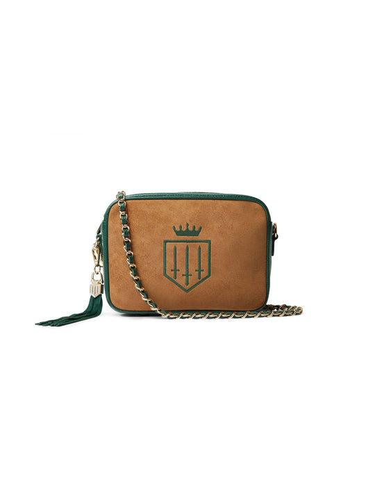 The Finsbury - Tan & Emerald Green