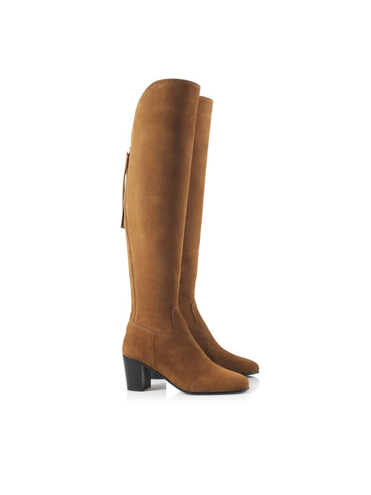 The Heeled Amira - Tan