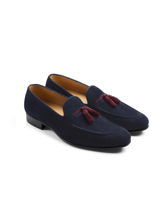 The Bedingfeld - Navy/ Burgundy