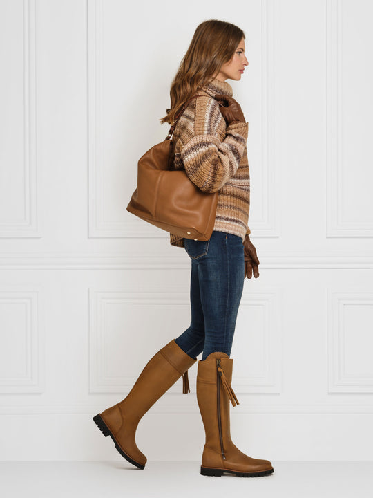 The Tetbury Tote - Tan Leather